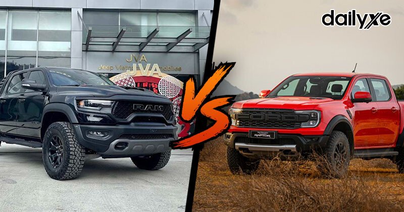 So sánh Jeep RAM 1500 và Ford Ranger Raptor: TSKT chi tiết