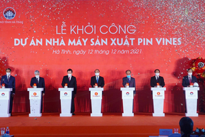 Khởi công dự án nhà máy sản xuất Pin VinES 4.000 tỷ đồng tại Hà Tĩnh