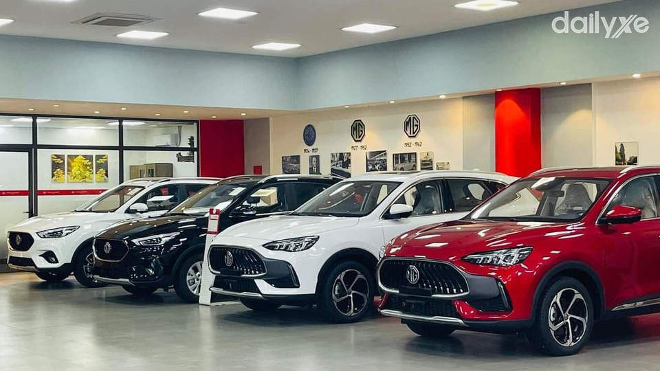 Phòng trưng bày tại showroom MG Lào Cai