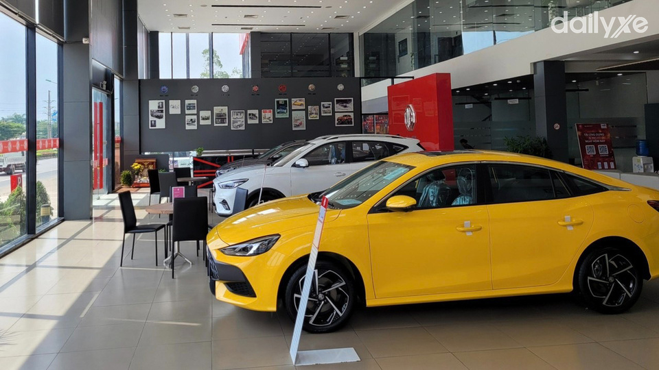 Phòng trưng bày của đại lý MG Vĩnh Phúc