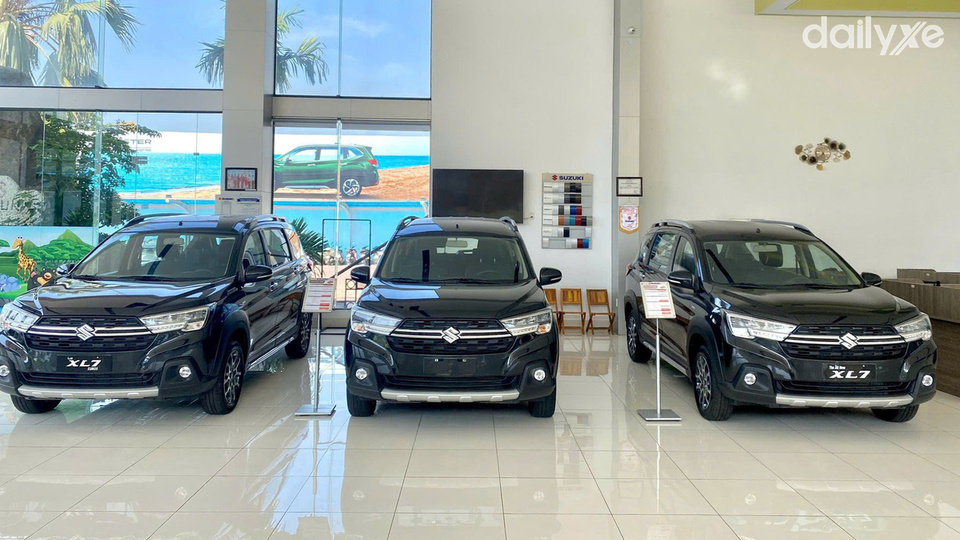 Phòng trưng bày xe của showroom Suzuki Quảng Ninh