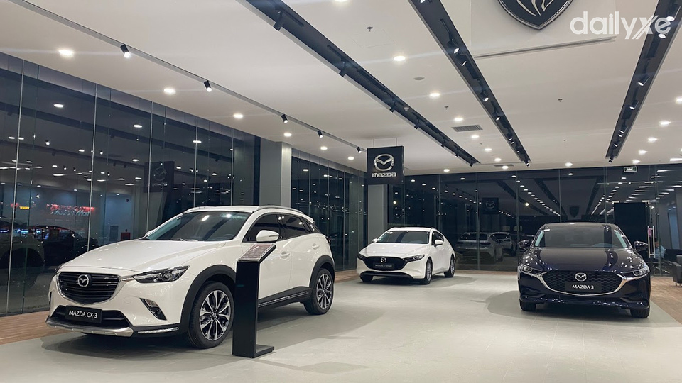 Phòng trưng bày rộng rãi sang trọng tại Mazda Thọ Xuân
