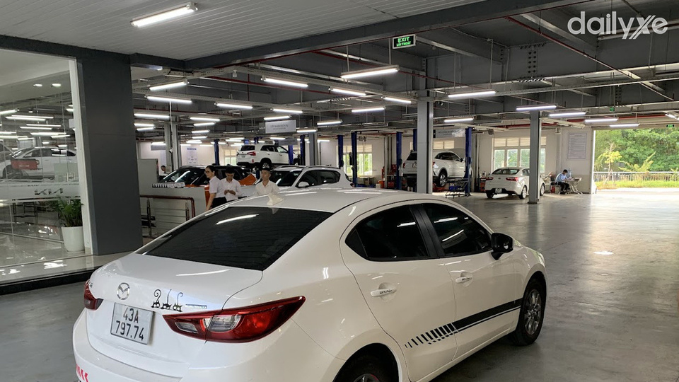 Xưởng dịch vụ của đại lý Mazda Liên Chiểu