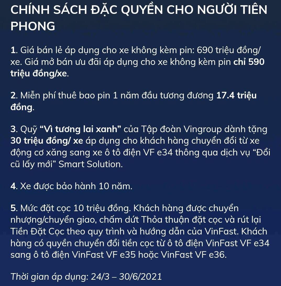 Chính Sách Ưu Đãi Dành Cho Xe Điện