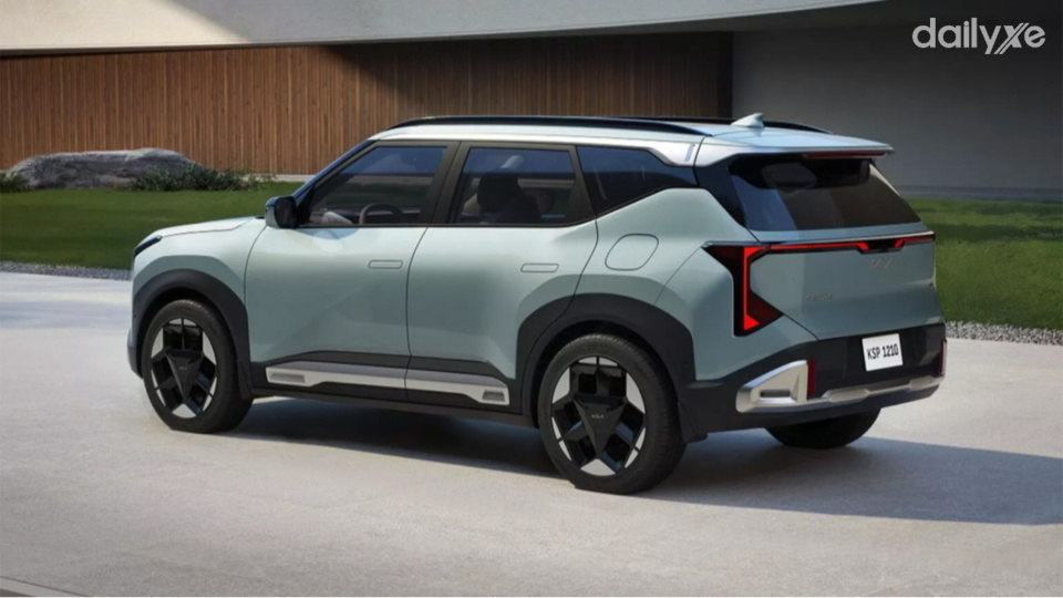 Thân xe có đường viền nâng cao và phần nóc nổi