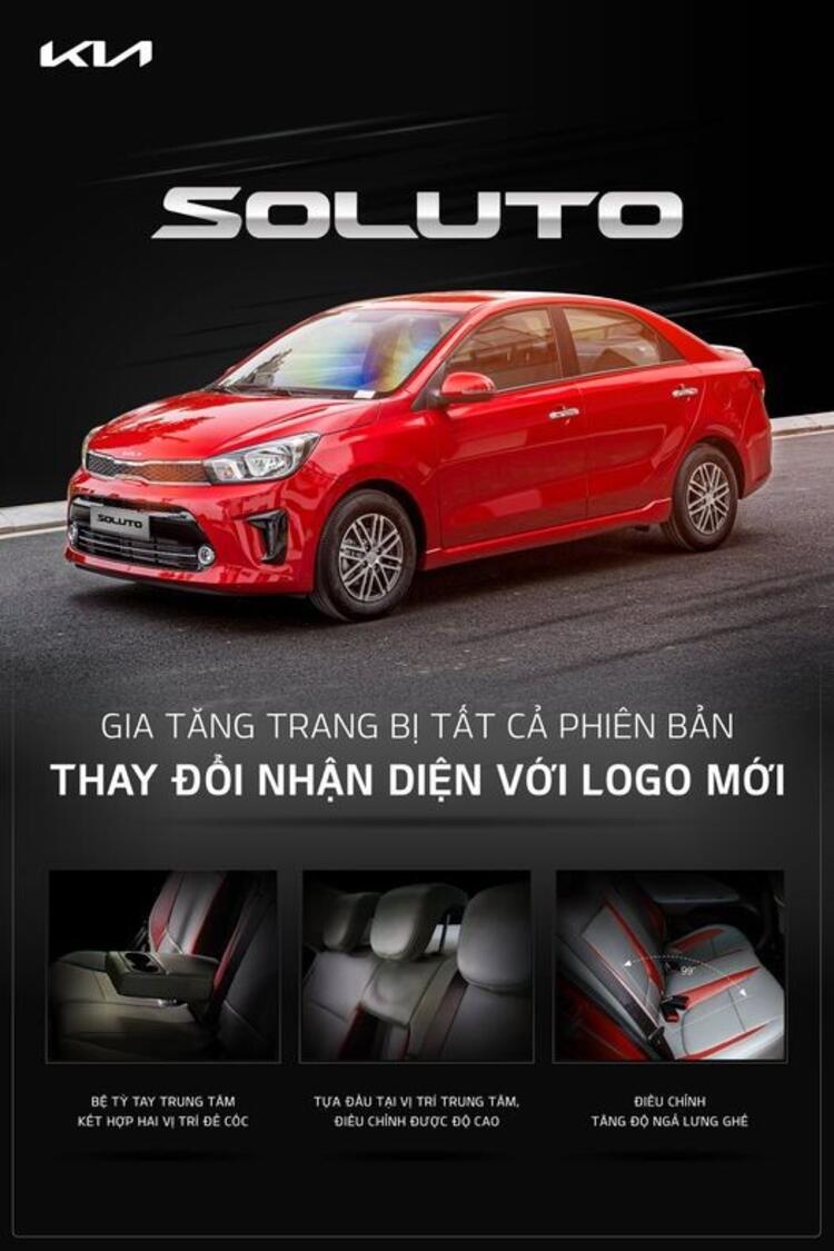 Kia Soluto được bổ sung trang bị, thay đổi nhận diện với logo mới kia soluto duoc bo sung trang bi, thay doi nhan dien voi logo moi