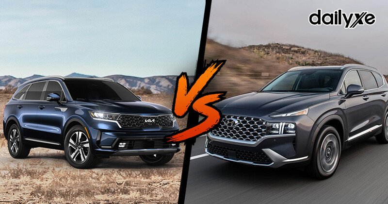 So s??nh KIA Sorento Hybrid v?? Hyundai Santa Fe: Th??ng s??? k??? thu???t chi ti???t
