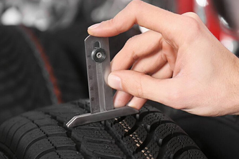 Chiều sâu rãnh lốp không đạt