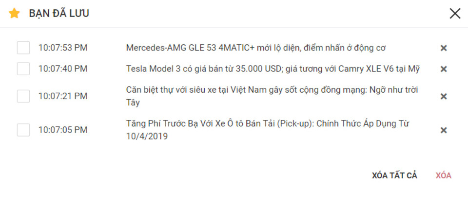 Lịch sử các trang đã xem, lưu trang để xem sau Lịch sử các trang đã xem, lưu trang để xem sau