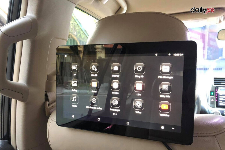 Màn hình gối đầu ô tô dạng rời