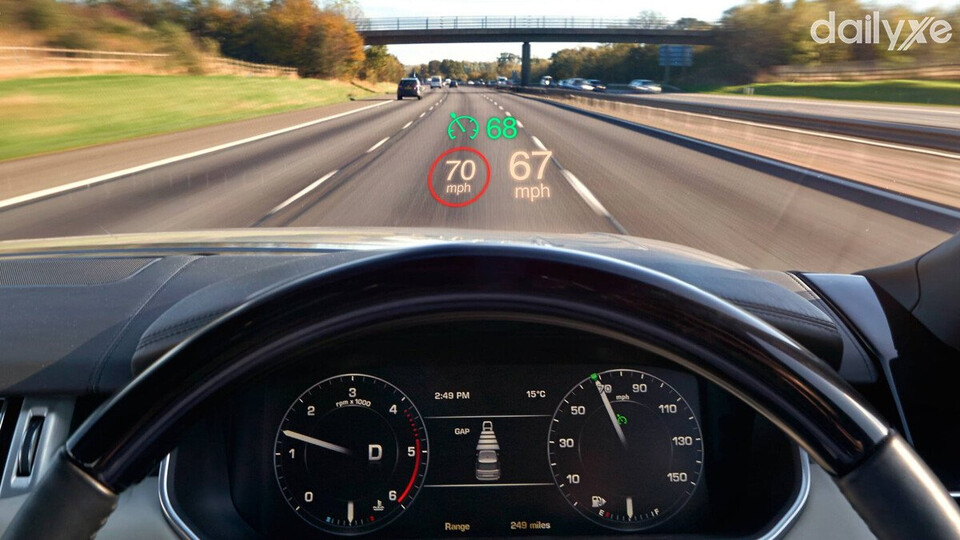 Màn hình HUD kết nối GPS