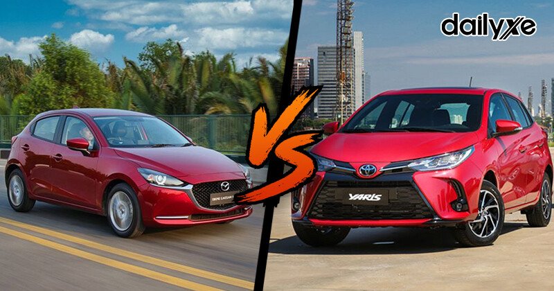 So s??nh Mazda 2 Sport v?? Toyota Yaris: Th??ng s??? k??? thu???t chi ti???t