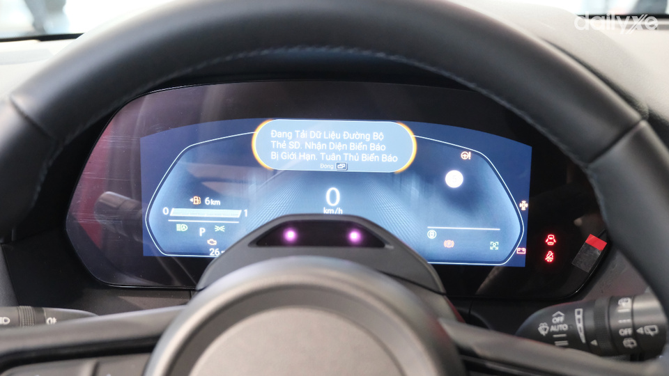 Cụm đồng hồ kỹ thuật số 10,25 inch hiển thị đầy đủ thông tin vận hành