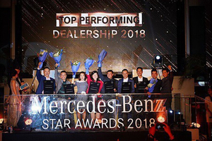Mercedes-Benz Haxaco dẫn đầu các hạng mục giải thưởng Star Awards năm 2018 của Mercedes-Benz Việt Nam
