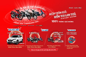 Mua xe máy Honda trúng ô tô Honda - siêu khuyến mại từ Honda Việt Nam