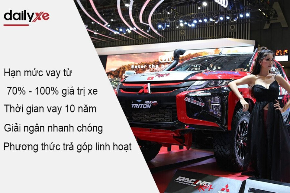 Ưu đãi mua xe Mitsubishi trả góp