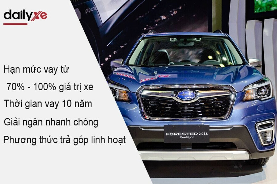 Ưu đãi mua xe Subaru trả góp