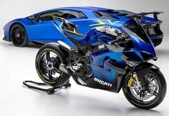 Ngắm siêu mô tô Ducati Superleggera sở hữu bộ tem lấy cảm hứng từ  Lamborghini Aventador SVJ