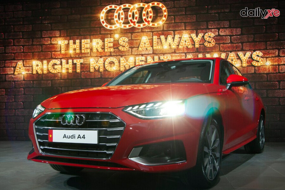 Ngoại thất thiết kế sang trọng Audi A4 thiết kế kết hợp hài hòa giữa sự sang trọng, tiện nghi