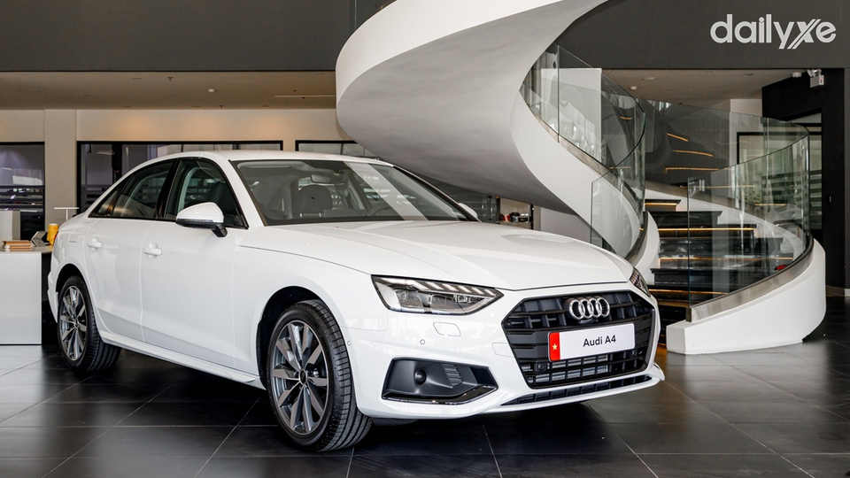 Ngoại thất thiết kế sang trọng Audi A4 sở hữu phần đầu thể thao và hầm hố