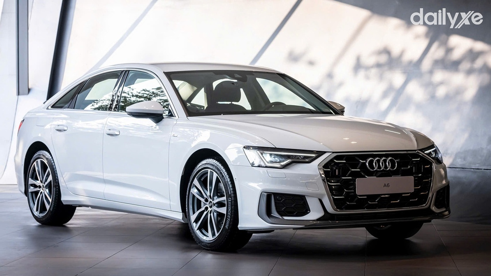 Audi A6 Sedan mang nét đẹp vừa thể thao, vừa sang trọng rất đậm chất châu Âu