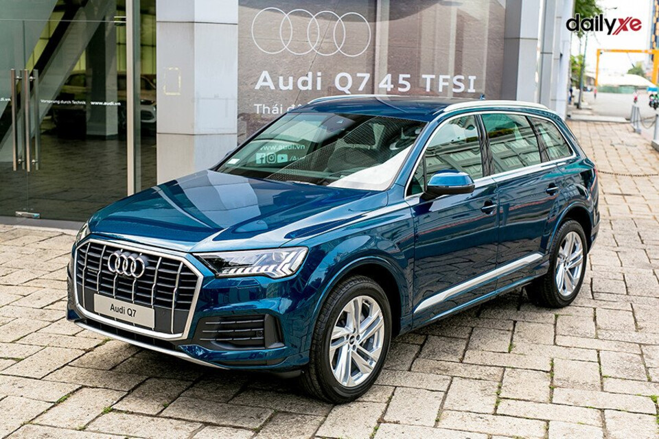 Ngoại thất thiết kế hiện đại sang trọng Audi Q7 sở hữu dóc dáng nhỏ gọn