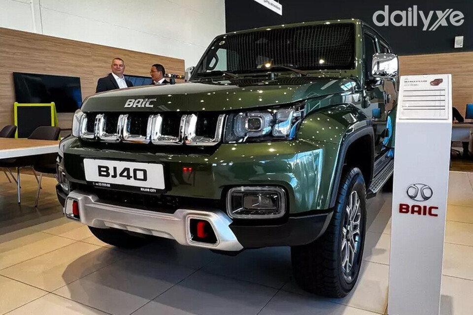 BAIC Beijing J40 Plus sở hữu tông màu hiện đại