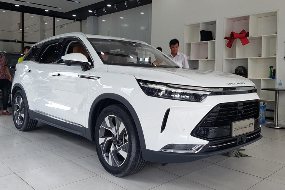 Beijing X7 sở hữu thiết kế ngoại thất mới mẻ, trẻ trung
