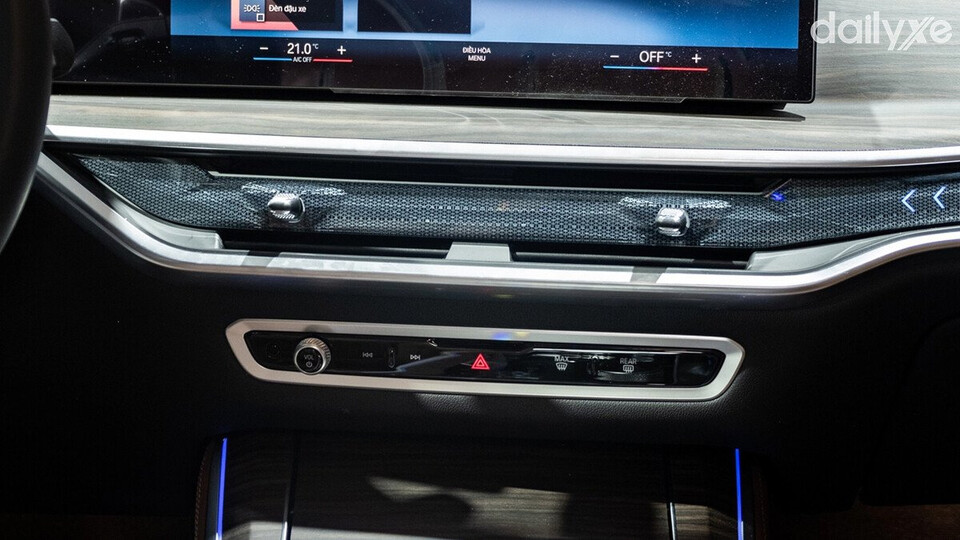 Hệ thống điều hòa BMW X5 có khả mang lọc không khí sạch