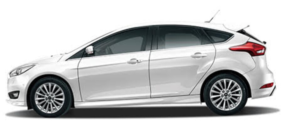 Ford Focus phiên bản màu trắng kim cương