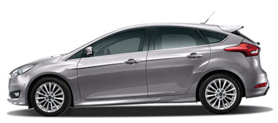 Ford Focus phiên bản màu bạc ánh kim