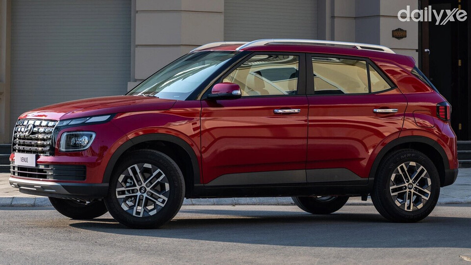 Thân xe Hyundai Venue 1.0 T-GDi thiết kế tối giản