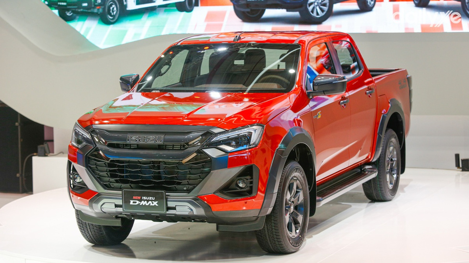 Isuzu D-Max sở hữu ngoại hình mạnh mẽ, cuốn hút