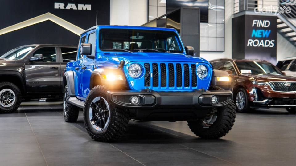 Lưới tản nhiệt Jeep Gladiator được thiết kế độc đáo