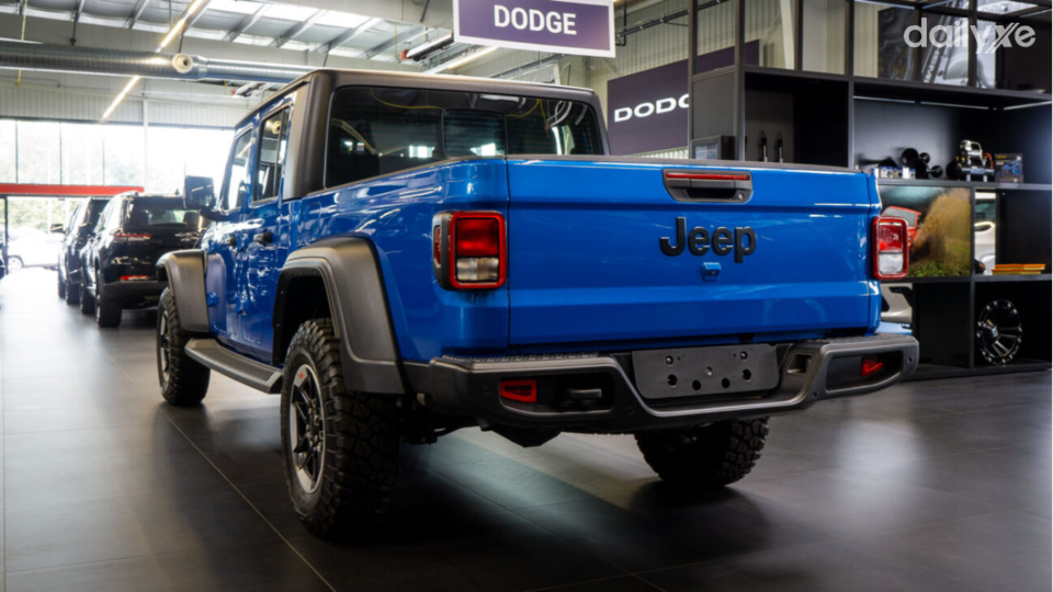 Đuôi xe thiết kế nhỏ gọn