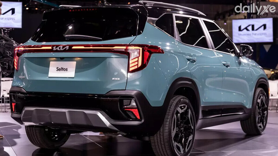 Đuôi xe New KIA Seltos thiết kế gọn gàng và khỏe khoắn