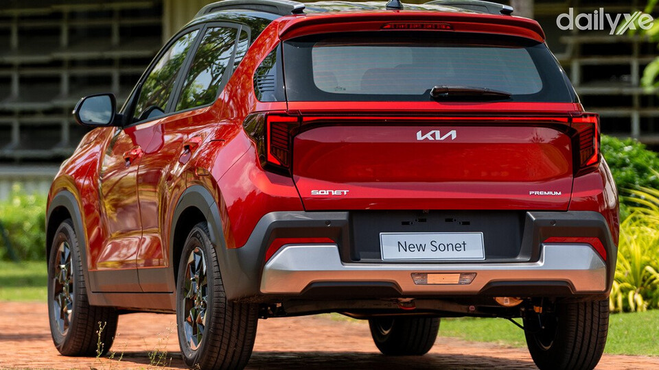 Đuôi xe New KIA Sonet 1.5L Premium trông khỏe khoắn