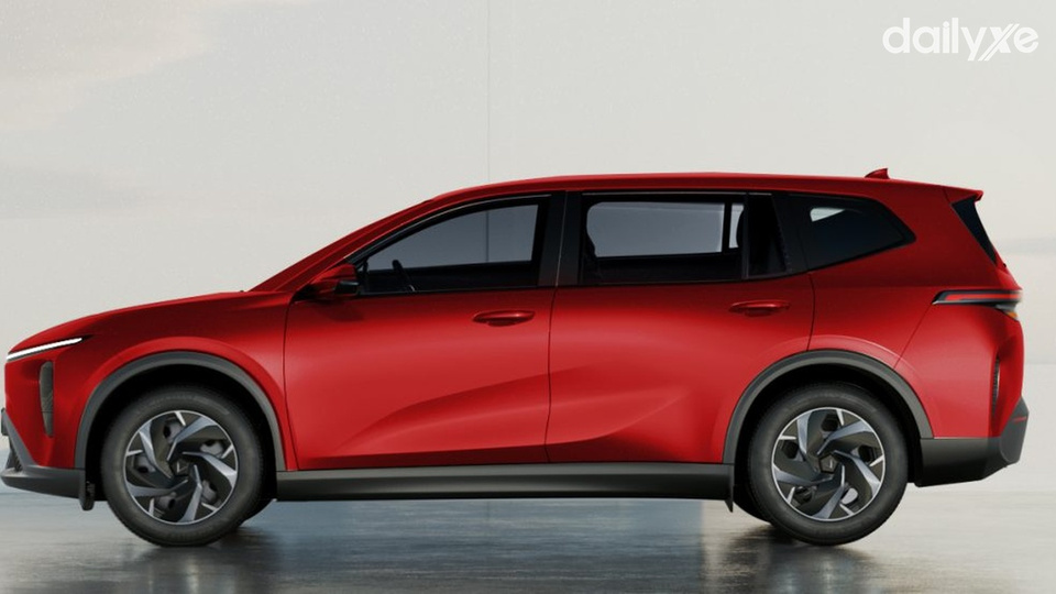 Thân xe khỏe khoắn với các đường gân dập nổi kéo dài