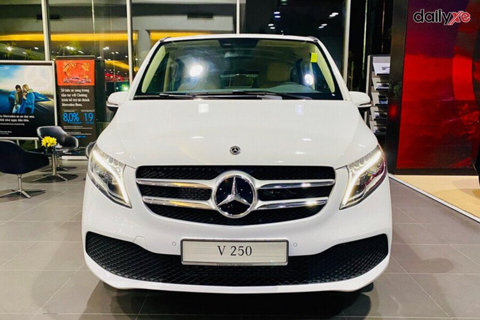 Lưới tản nhiệt bản V250 Luxury có cấu trúc nan kép