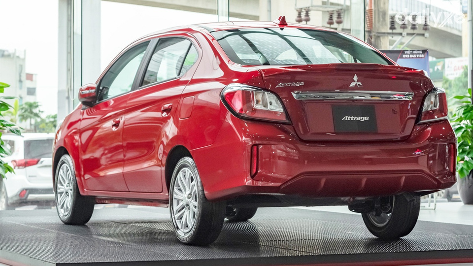 Đuôi xe thiết kế nhỏ gọn