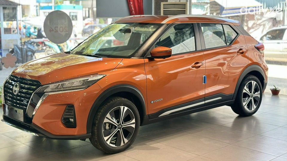 Thân xe Nissan Kicks E-Power thuôn dài, mang lại cảm giác liền mạch