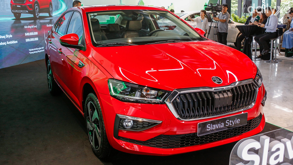 Skoda vừa chính thức ra mắt tại Việt Nam mẫu sedan hạng B Slavia