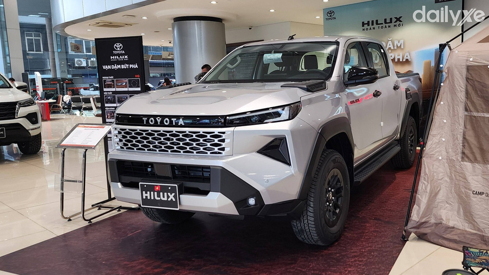 Hilux sở hữu kích thước nổi bật