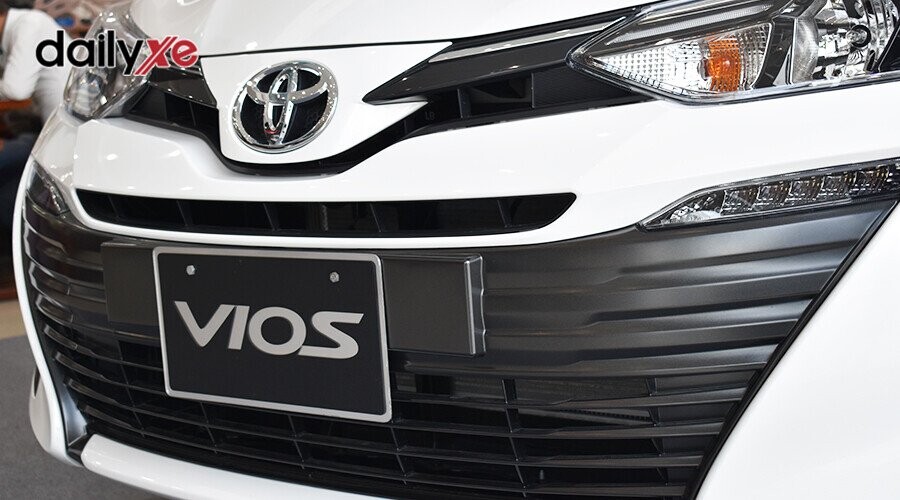 Lưới tản nhiệt Toyota Vios E CVT thiết kế cách điệu