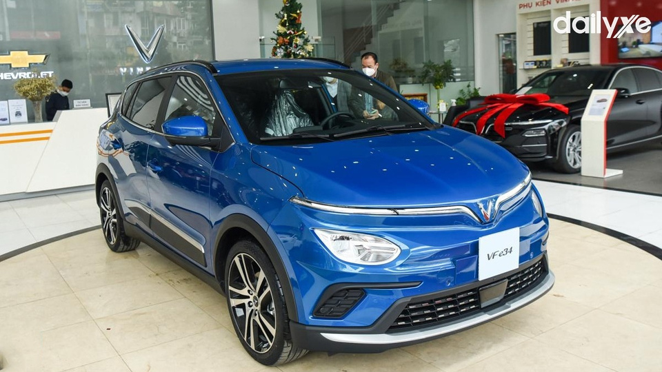 VF E34 thu hút sự quan tâm của đông đảo người dùng với thiết kế hiện đại