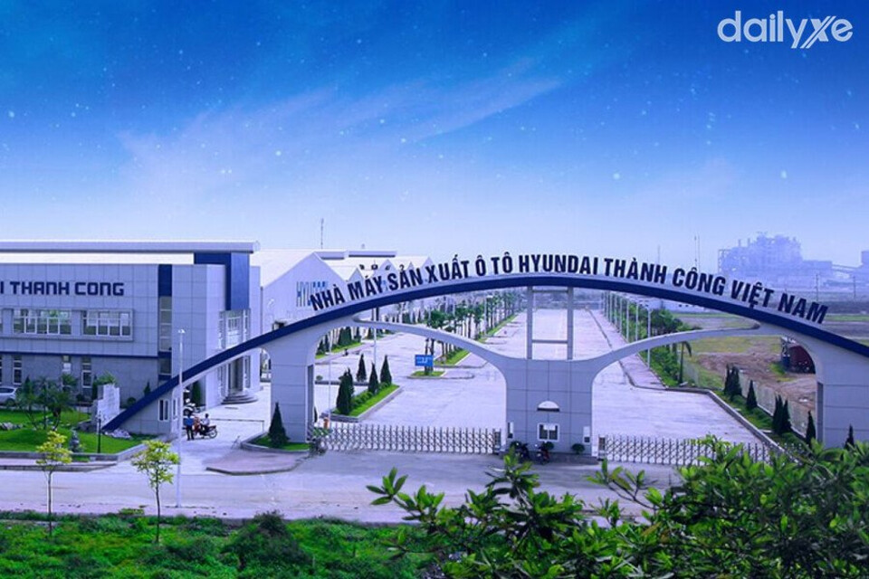 Nhà máy sản xuất lắp ráp Hyundai quy mô rông lớn