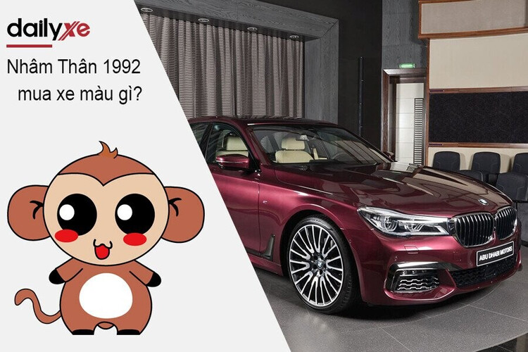 Nam nữ Nhâm Thân 1992 mua xe màu gì?