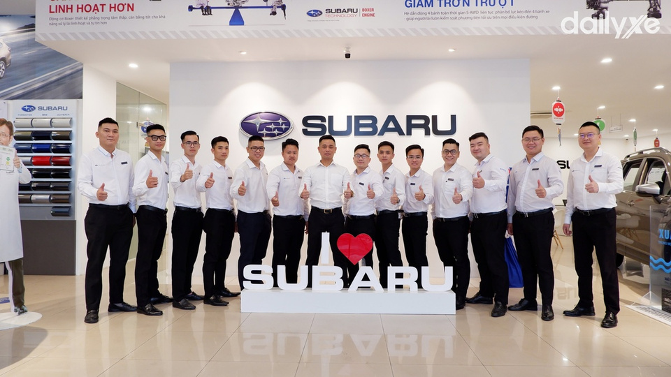 Subaru Giải Phóng sở hữu đội ngũ nhân viên năng động