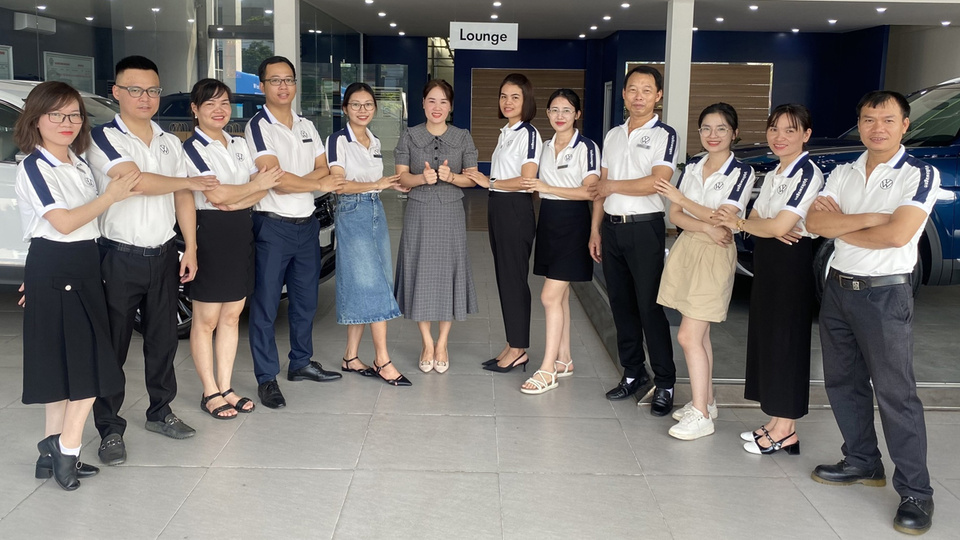 Đội ngũ nhân viên năng động của đại lý Volkswagen Hải Phòng