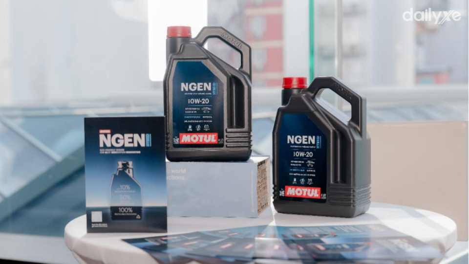 Dòng dầu nhớt NGEN Hybrid được Motul phát triển riêng cho xe xăng lai điện